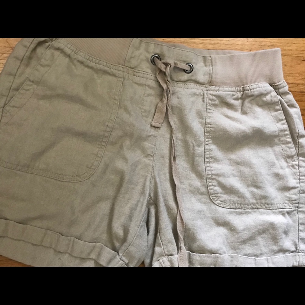 Linen style shorts